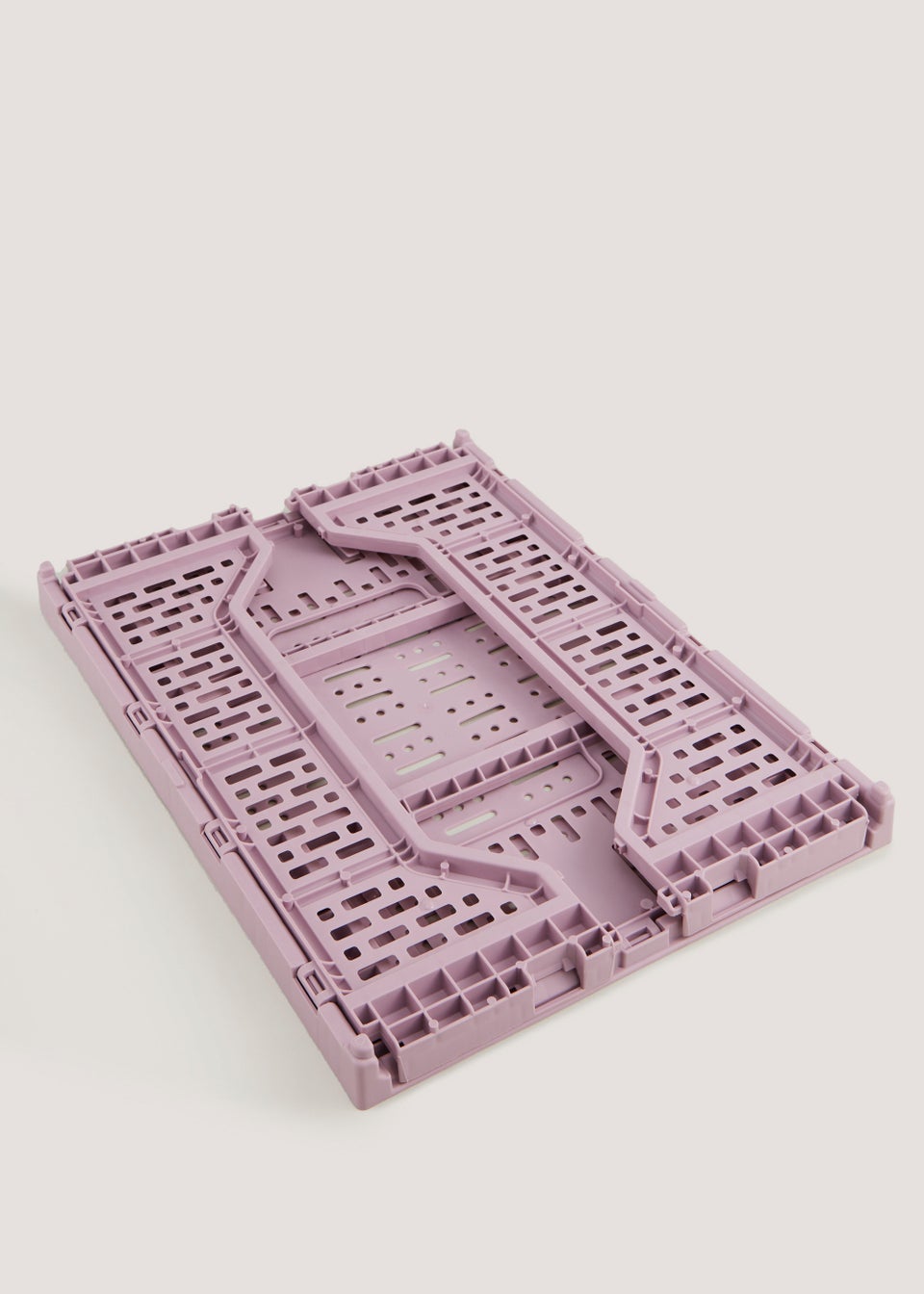 Lilac Large Collapsible Storage Basket (14cm x 40cm x 29.5cm)