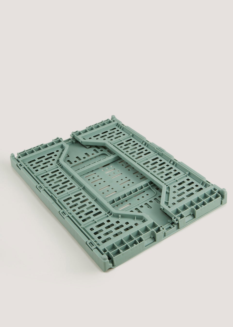 Green Large Collapsible Storage Basket (14cm x 40cm x 29.5cm) Matalan