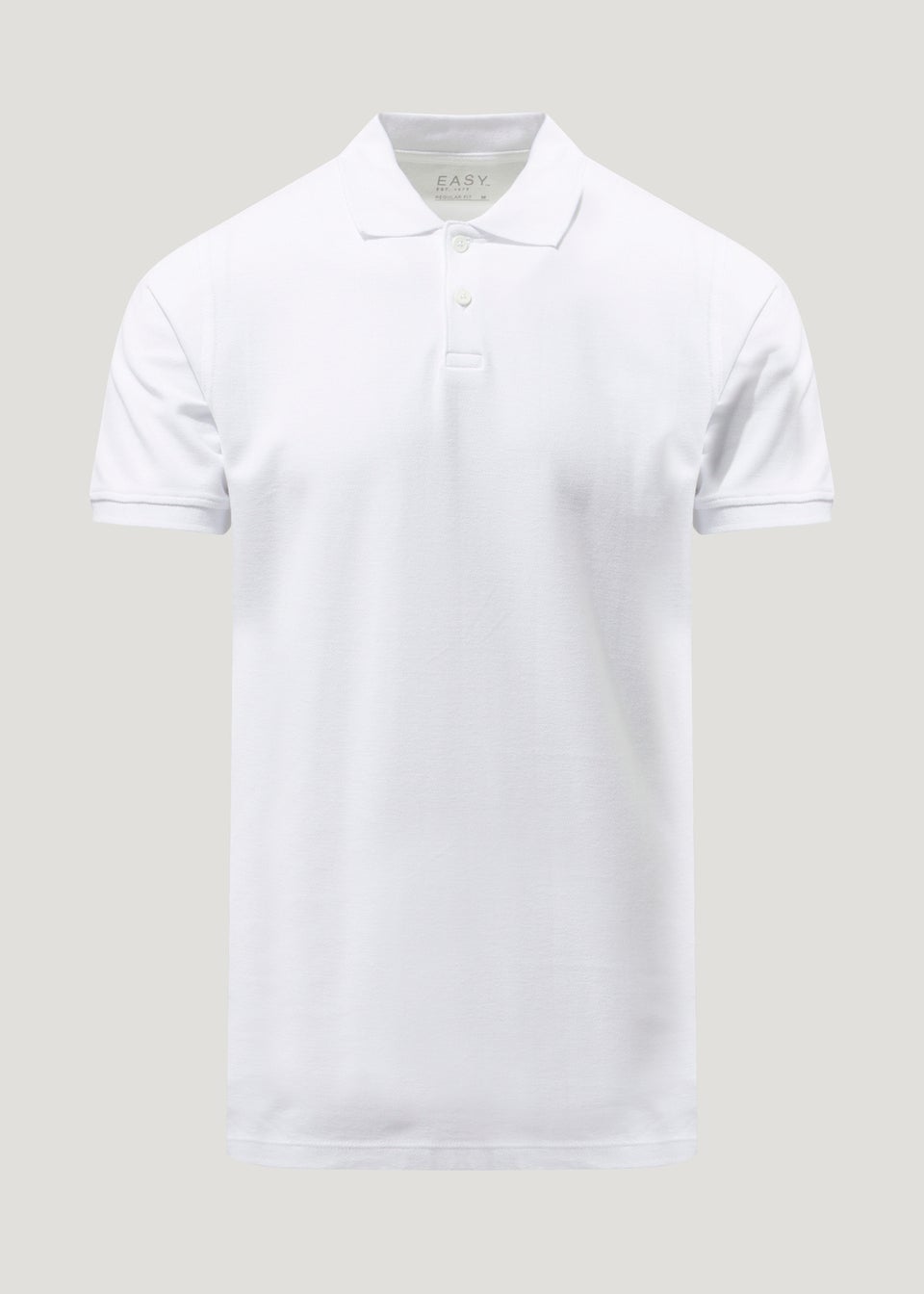 White Essential Polo Shirt Matalan