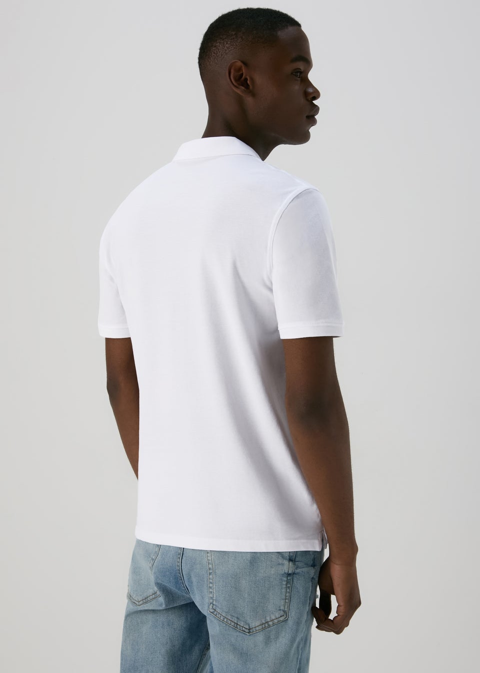 White Essential Polo Shirt