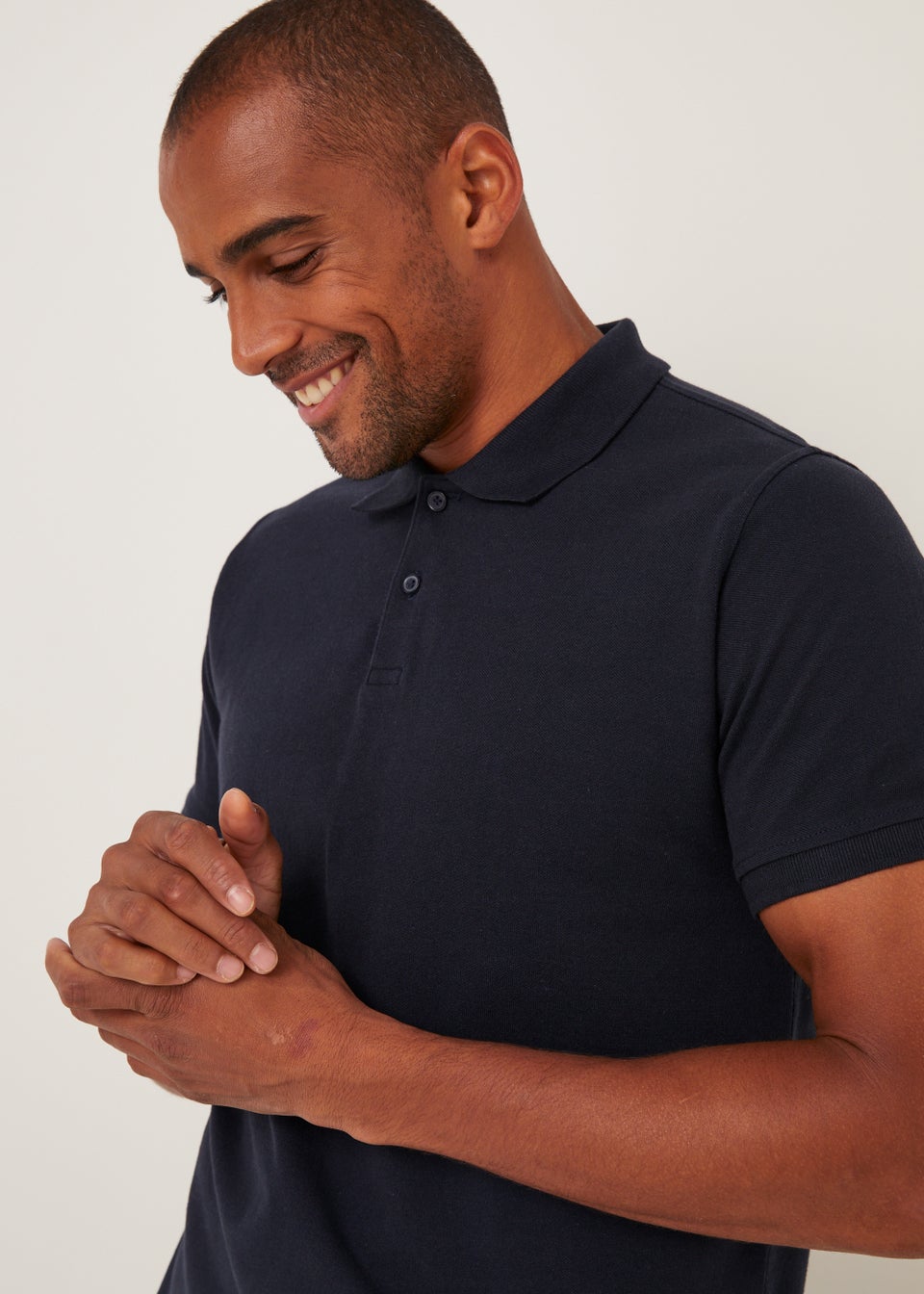 Navy Polo Shirt Matalan