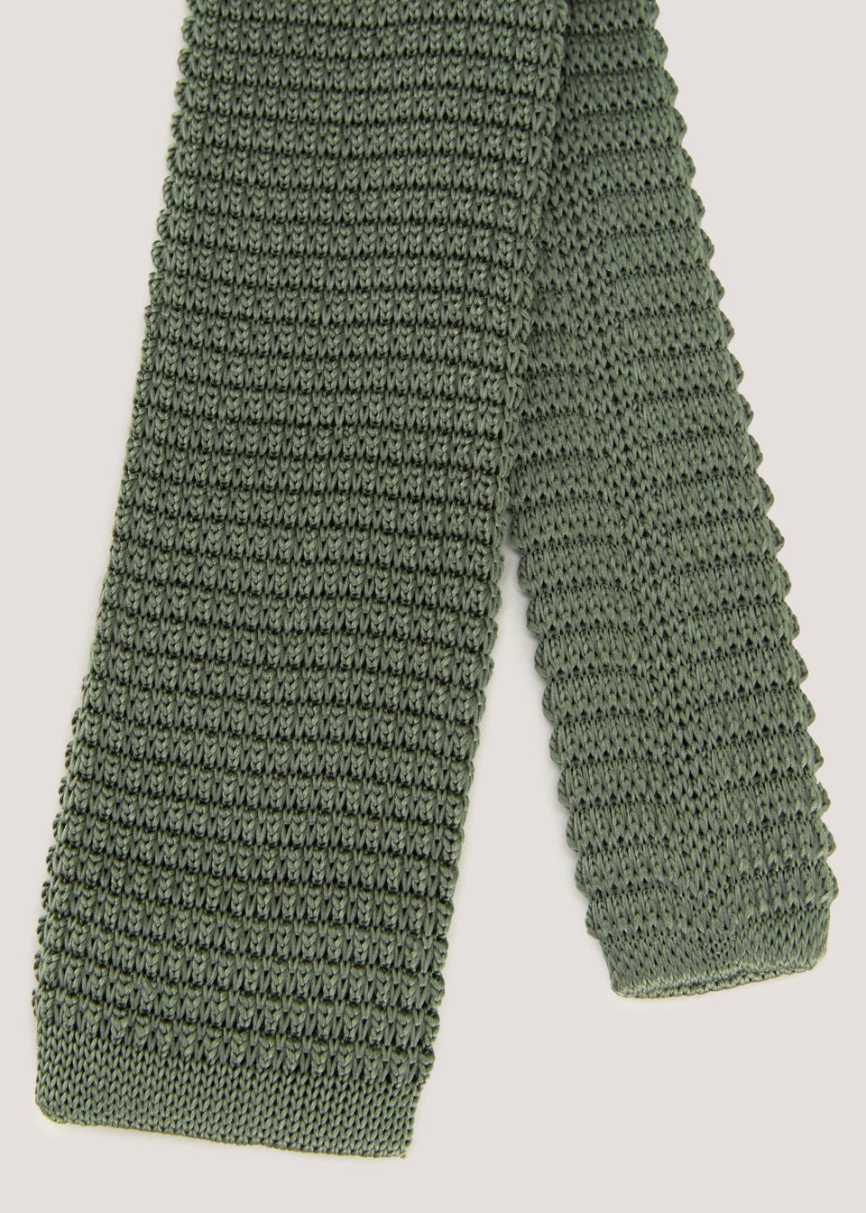 Taylor & Wright Olive Knitted Tie