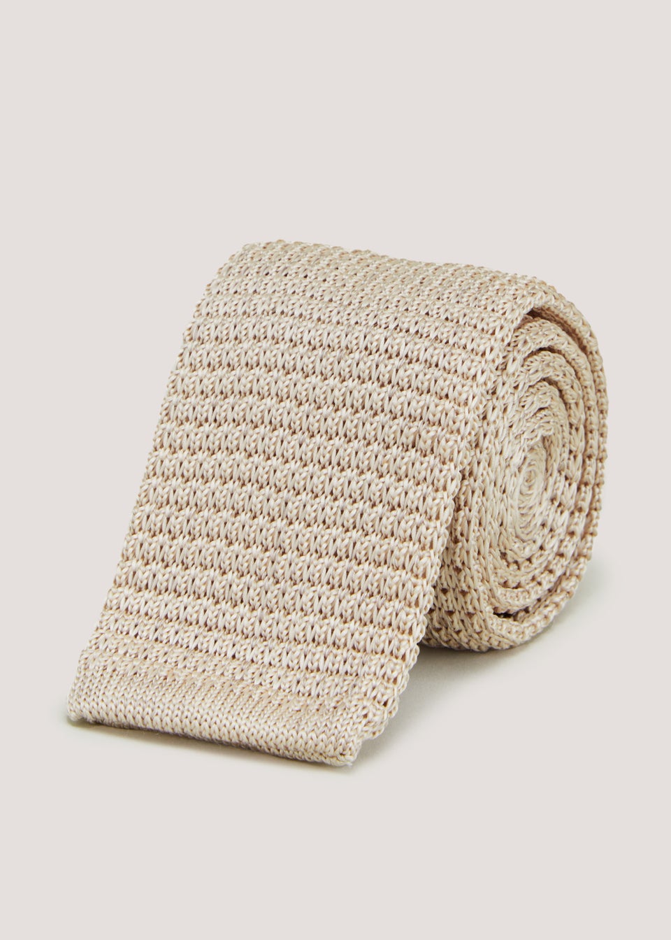 Taylor & Wright Champagne Knitted Tie - Matalan