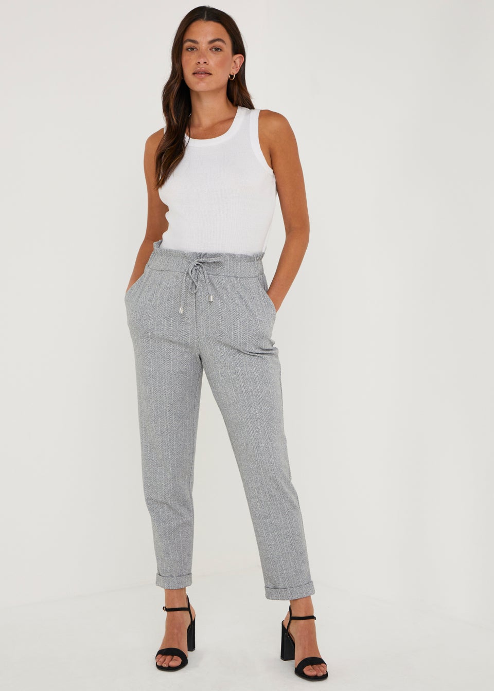 Grey ponte sales pants