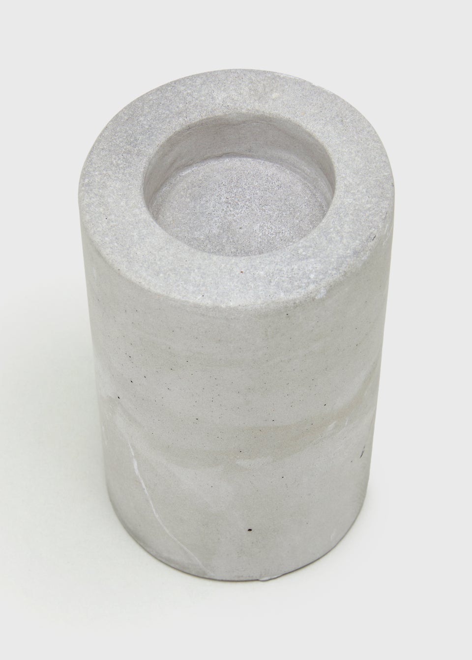Grey Concreate Base Tealight Holder (12cm x 7cm)