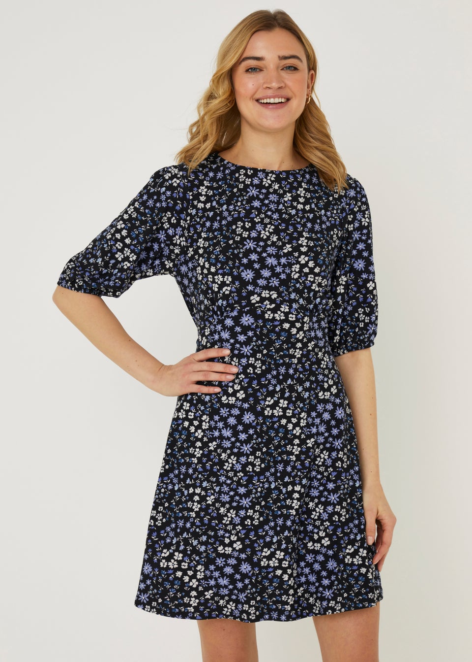 Matalan blue floral dress store