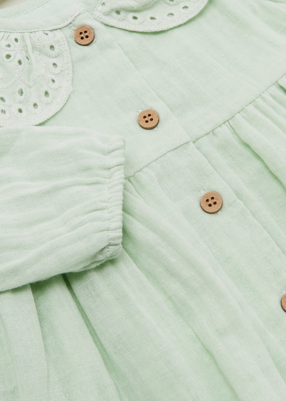 Baby Sage Dress & Tights Set (Newborn-23mths)