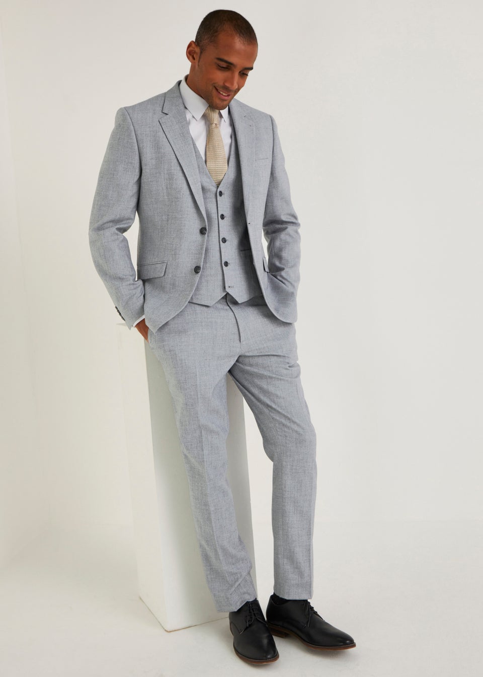 Taylor & Wright Hanks Grey Slim Fit Suit Jacket
