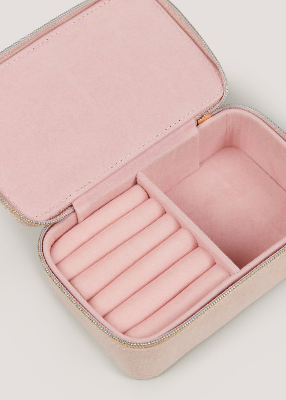 Pink Travel Jewellery Box 13.5cm x 9cm x 4.5cm