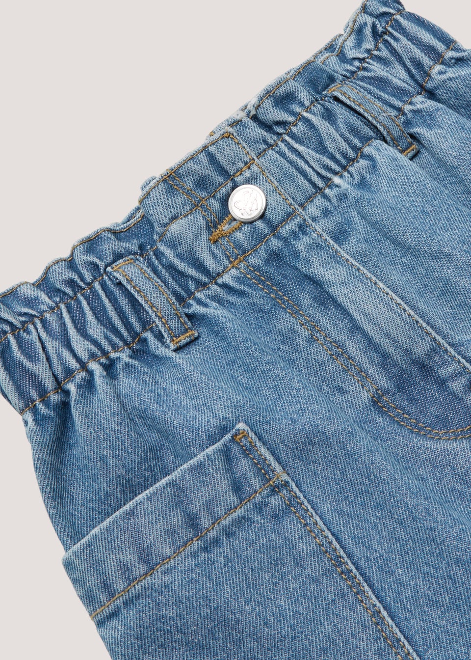 Girls Mid Wash Denim Skirt (4-13yrs)