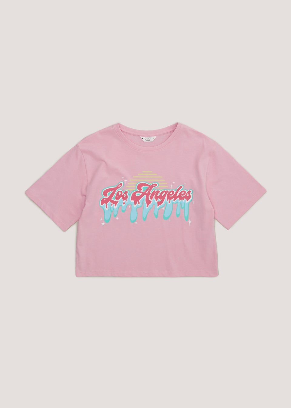 Teen White Cotton Los Angeles T-shirt