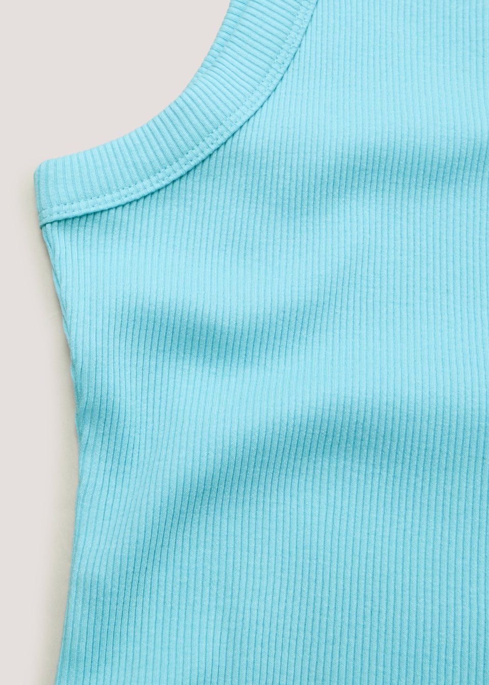 Girls Candy Couture Blue Ribbed Dress (9-16yrs)