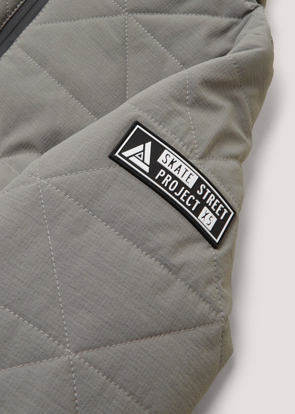 Boys Grey Padded Pull On Jacket (4-13yrs)