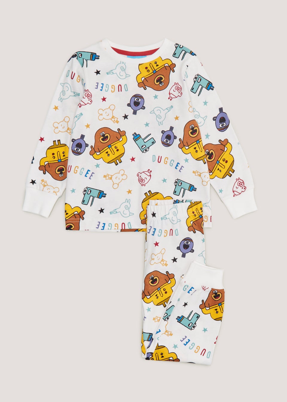 Kids Cream Hey Duggee Pyjama Set 9mths 5yrs Matalan