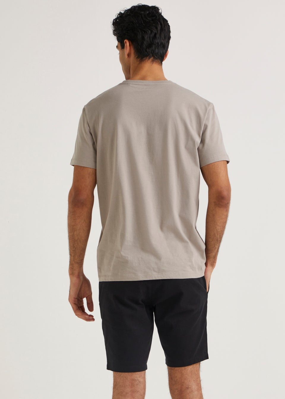 Black Slim Fit Chino Shorts