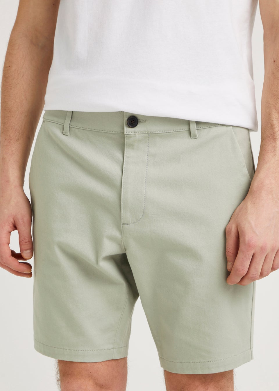 Sage Slim Fit Stretch Chino Shorts