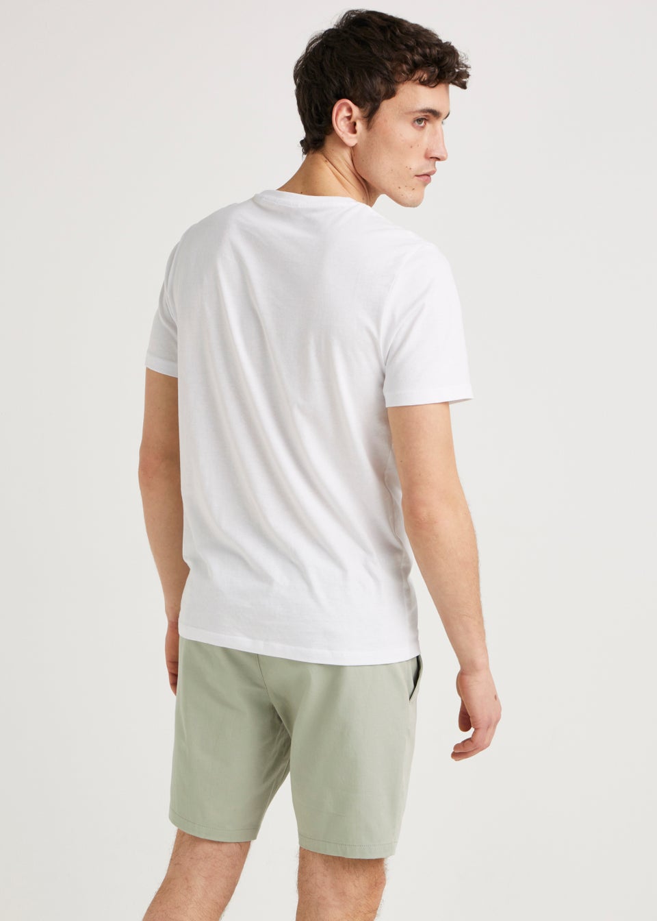 Sage Slim Fit Stretch Chino Shorts