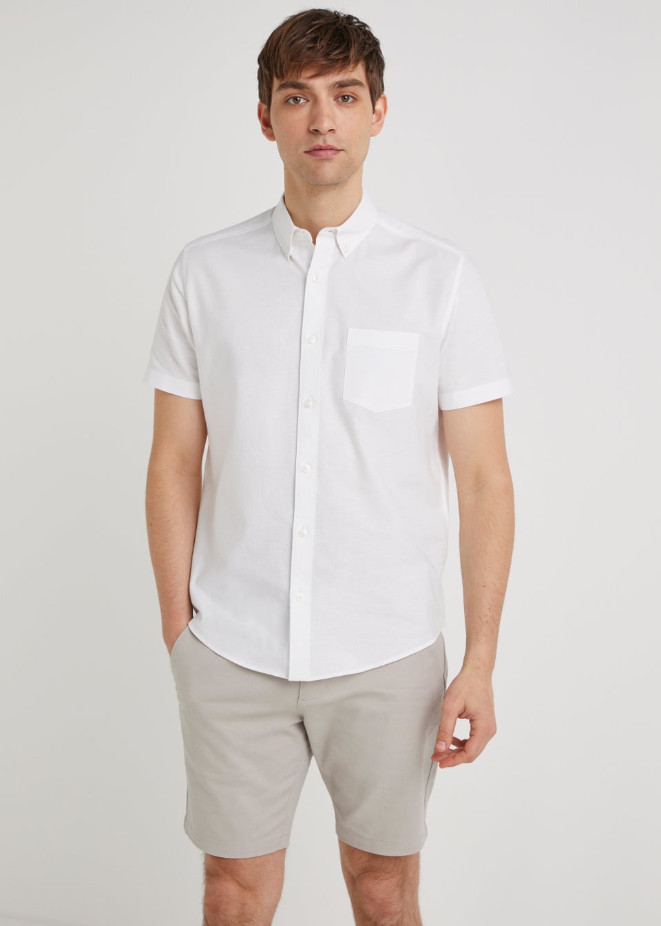 Bone Slim Fit Chino Shorts Matalan