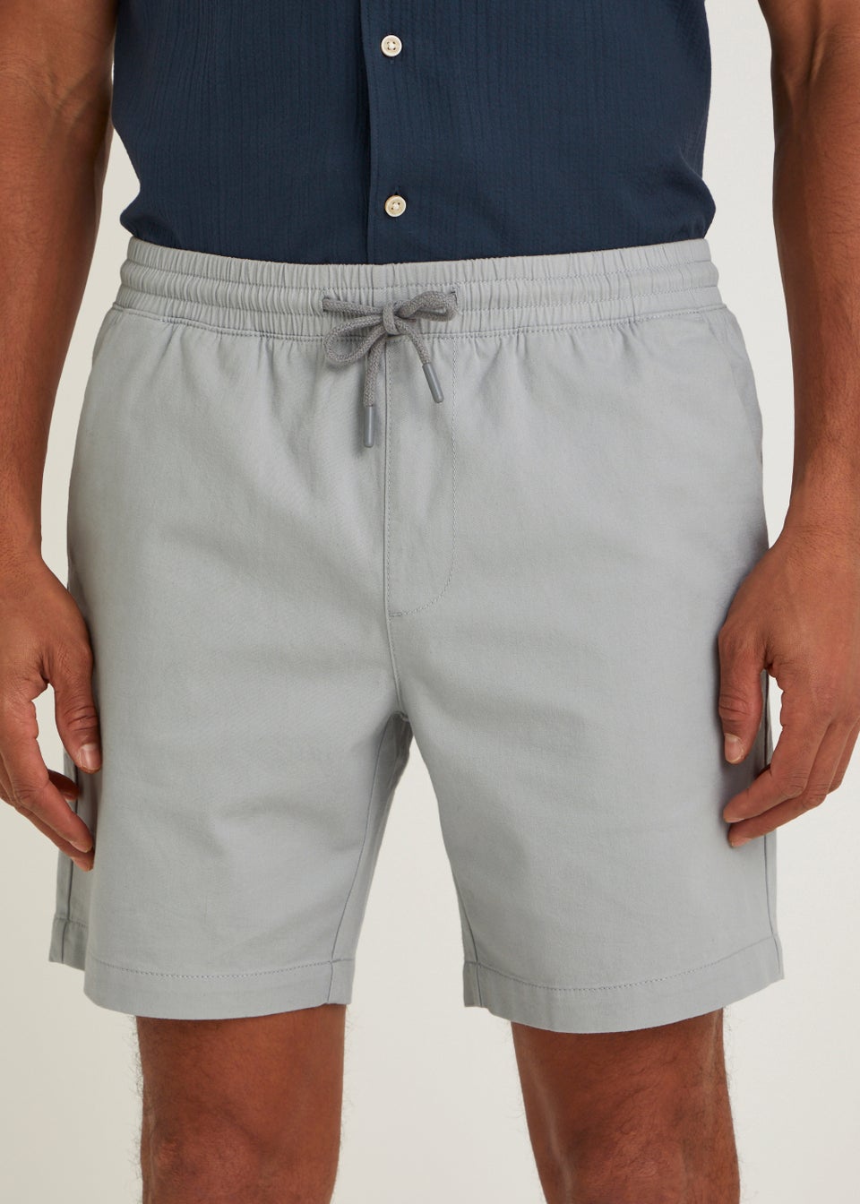 Light Grey Drawcord Chino Shorts Matalan
