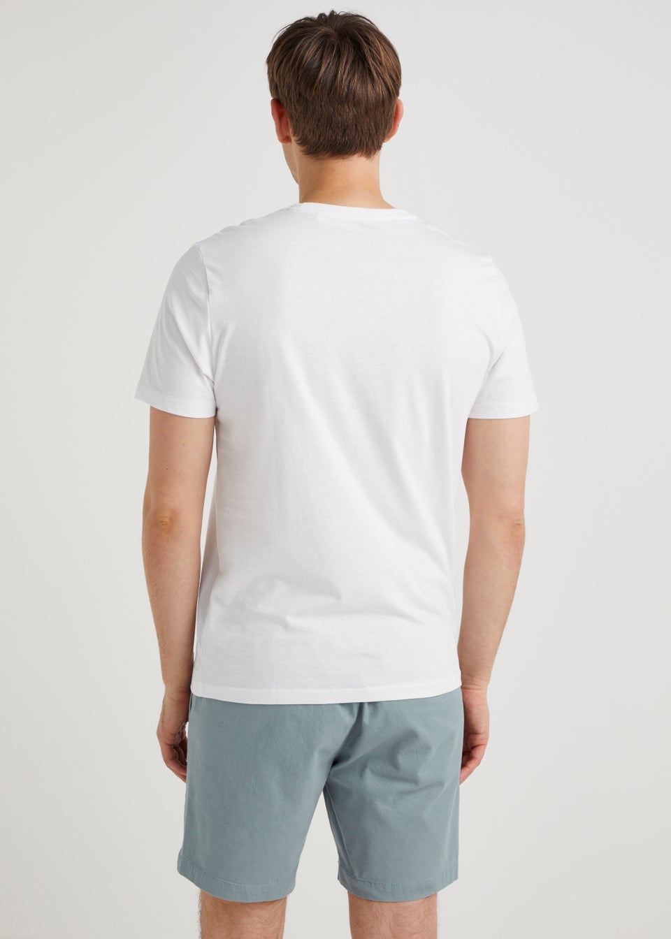 Teal Drawcord Chino Shorts