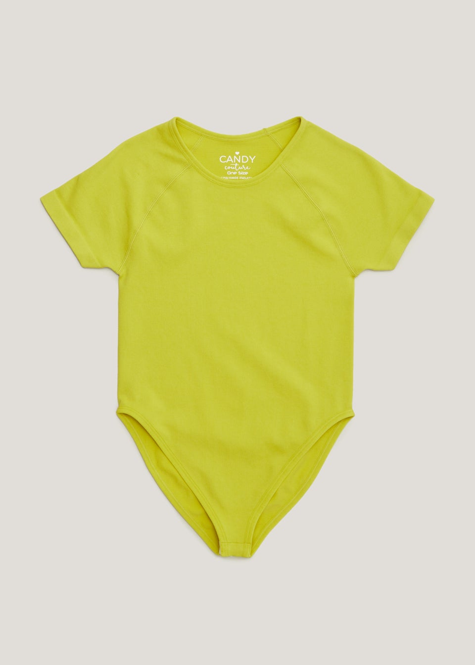 Girls Candy Couture Lime Seamless Bodysuit (9-16yrs)