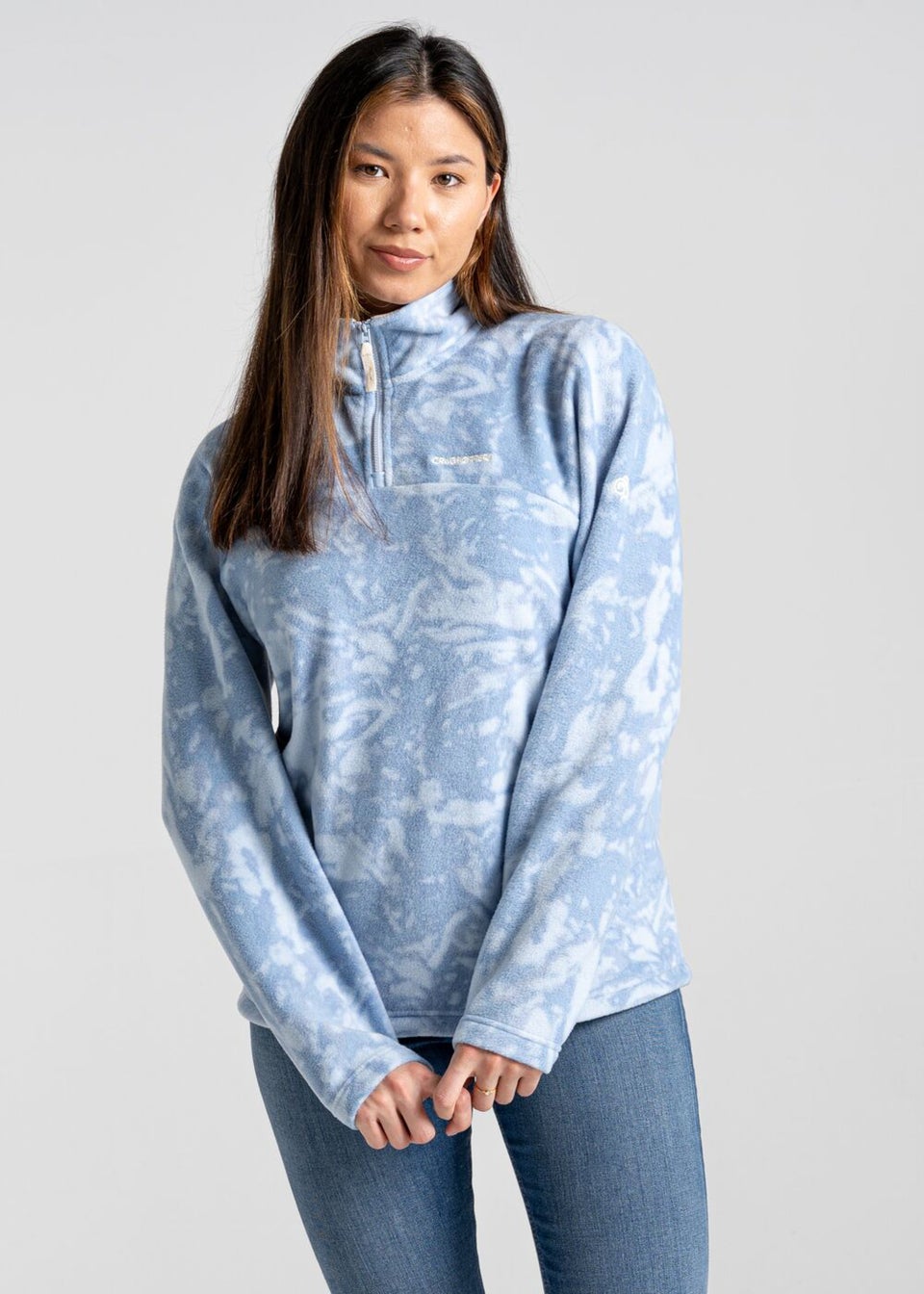 Craghoppers Mist Print Lani Half Zip Fleece