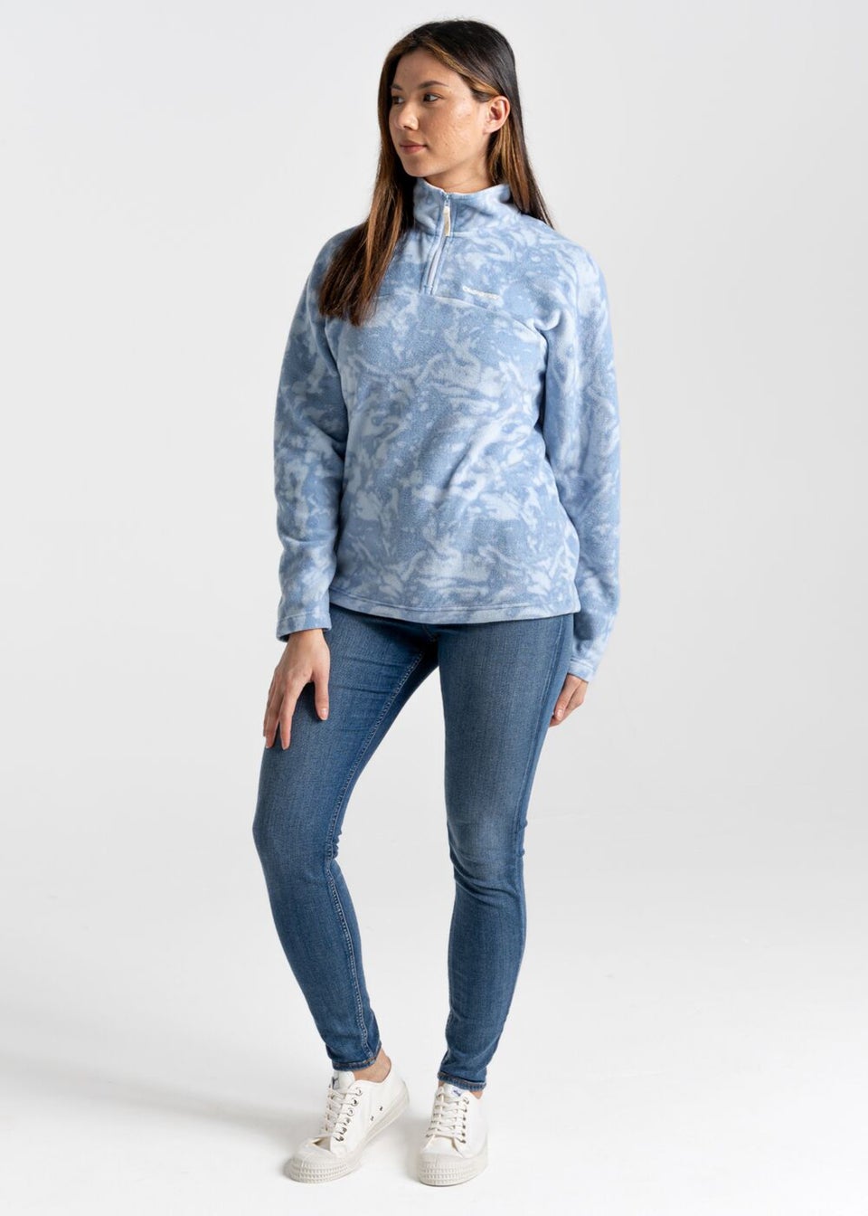 Craghoppers Mist Print Lani Half Zip Fleece