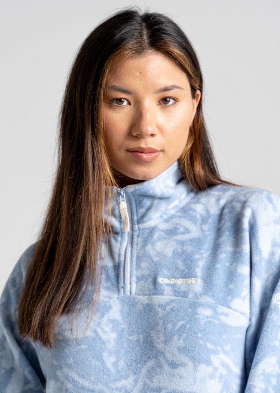 Craghoppers Mist Print Lani Half Zip Fleece