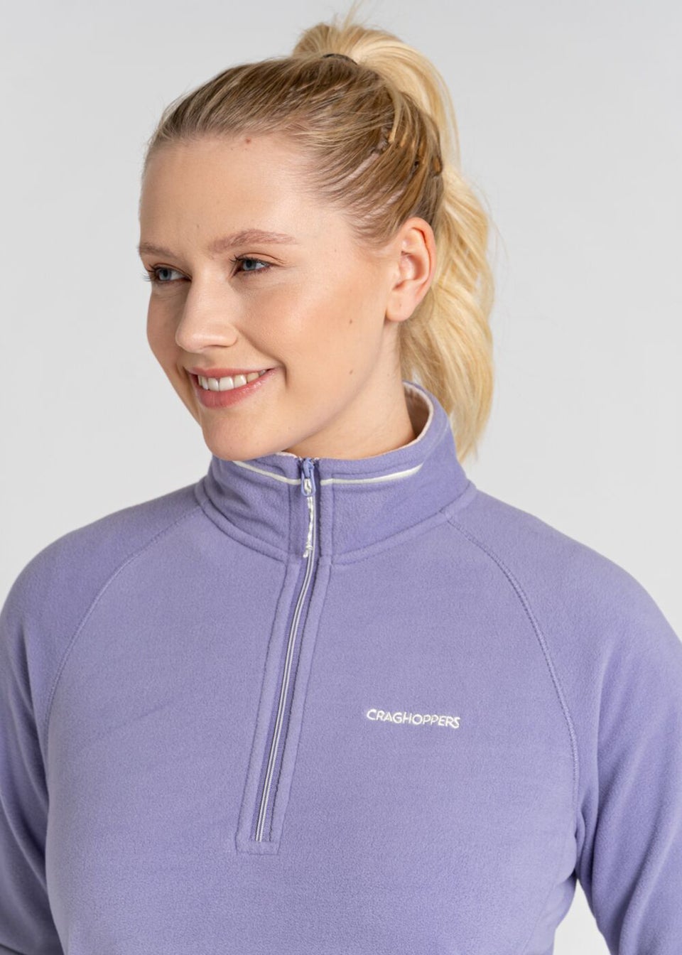 Craghoppers Lilac Miska Half Zip Fleece Matalan