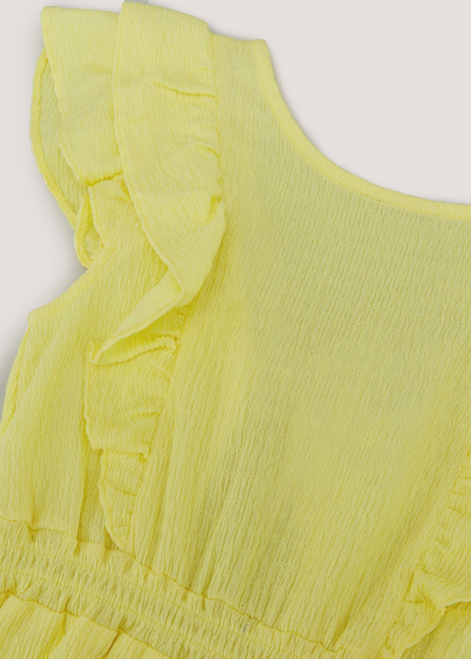 Girls Yellow Frill Jumpsuit (4-13yrs)