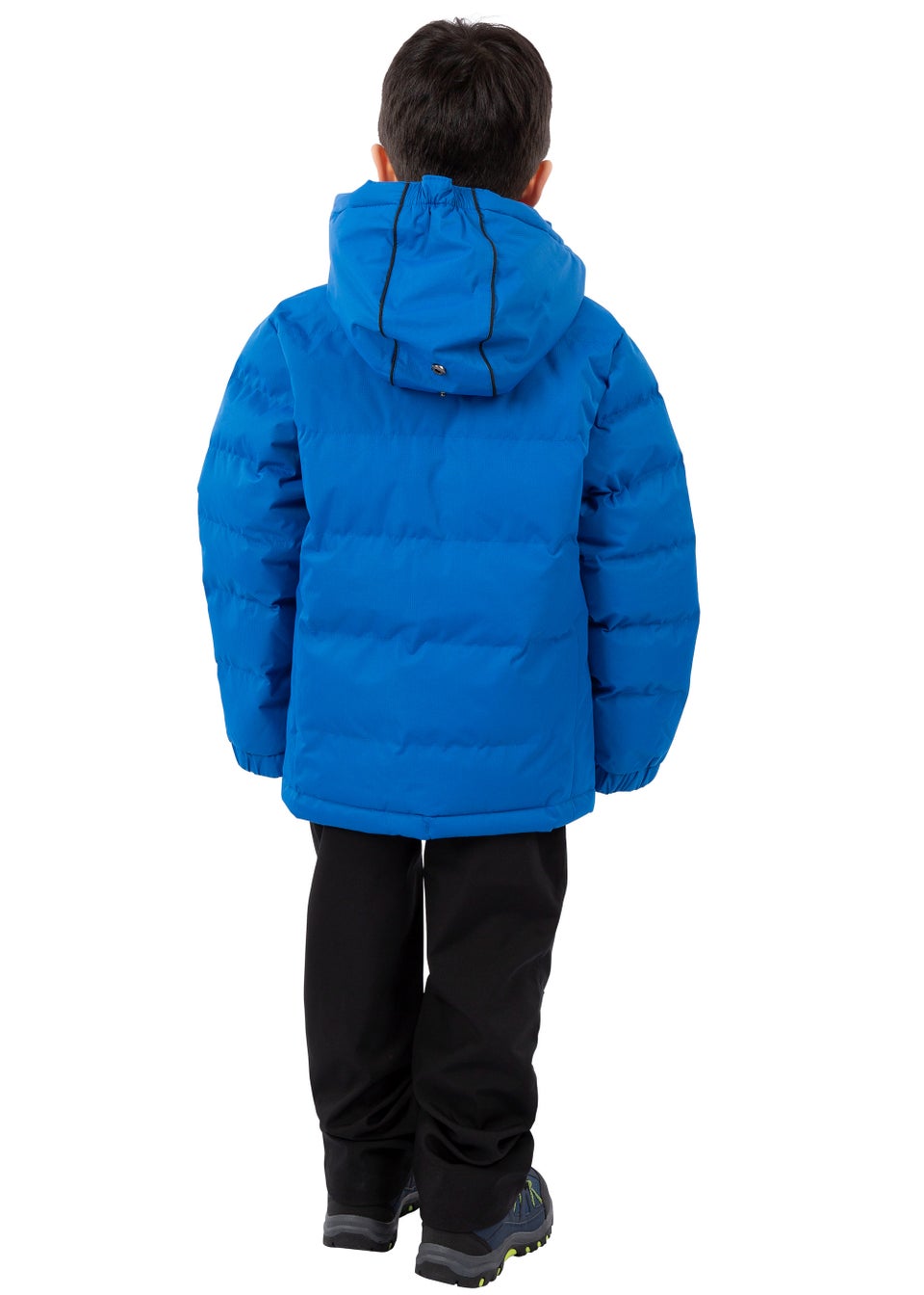 Boys Trespass Blue Tuff Waterproof Jacket (2-12yrs)