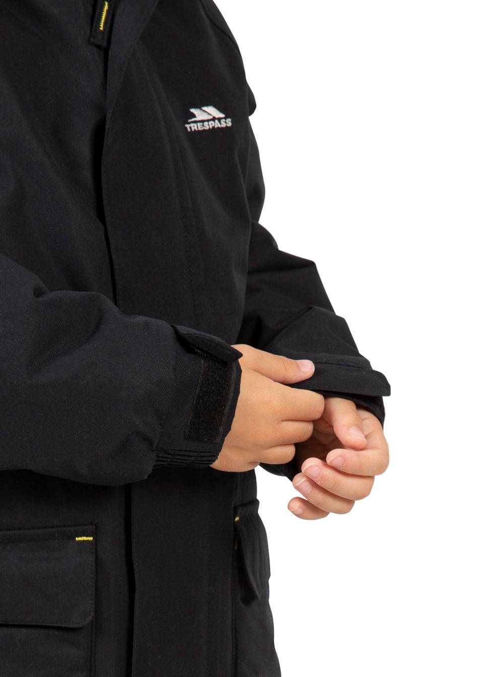 Boys Trespass Black Upbeat Waterproof Jacket 2 12yrs Matalan