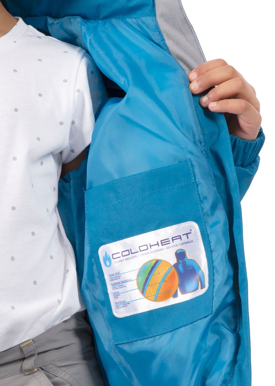 Girls Trespass Teal Tiffy Waterproof Jacket (212yrs) Matalan