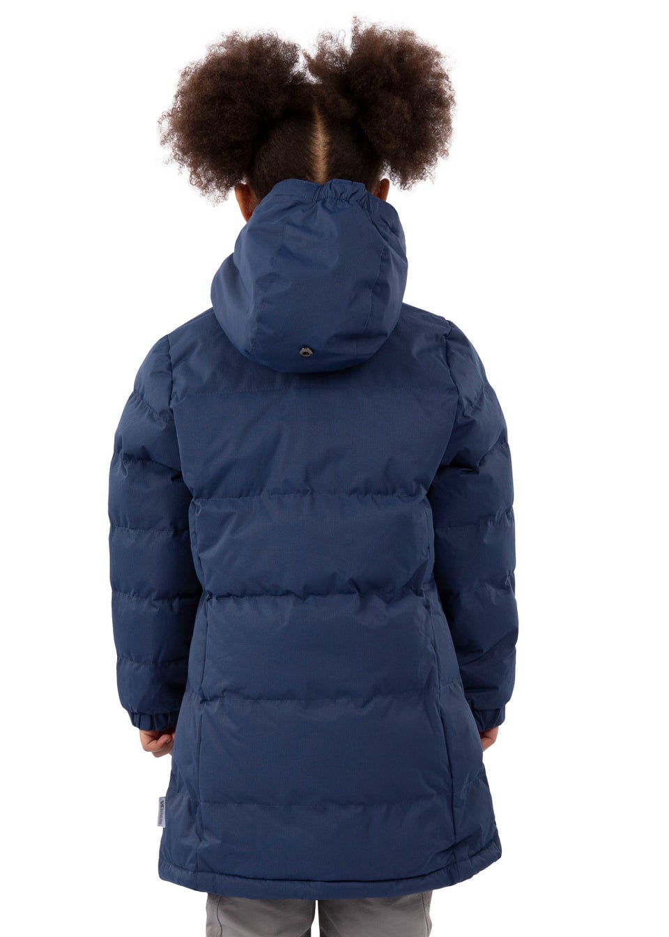 Girls Trespass Navy Tiffy Waterproof Jacket (212yrs) Matalan