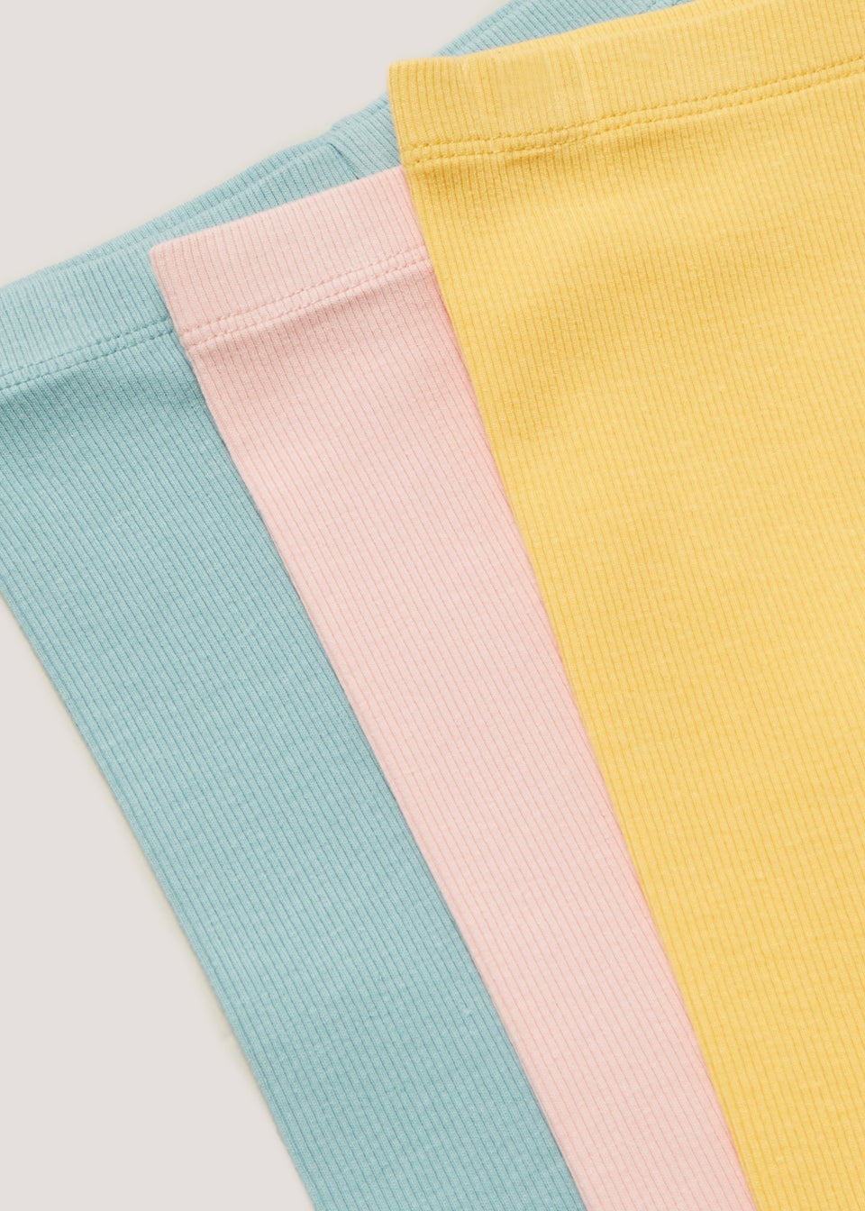 Girls 3 Pack Pastel Leggings (9mths-6yrs)