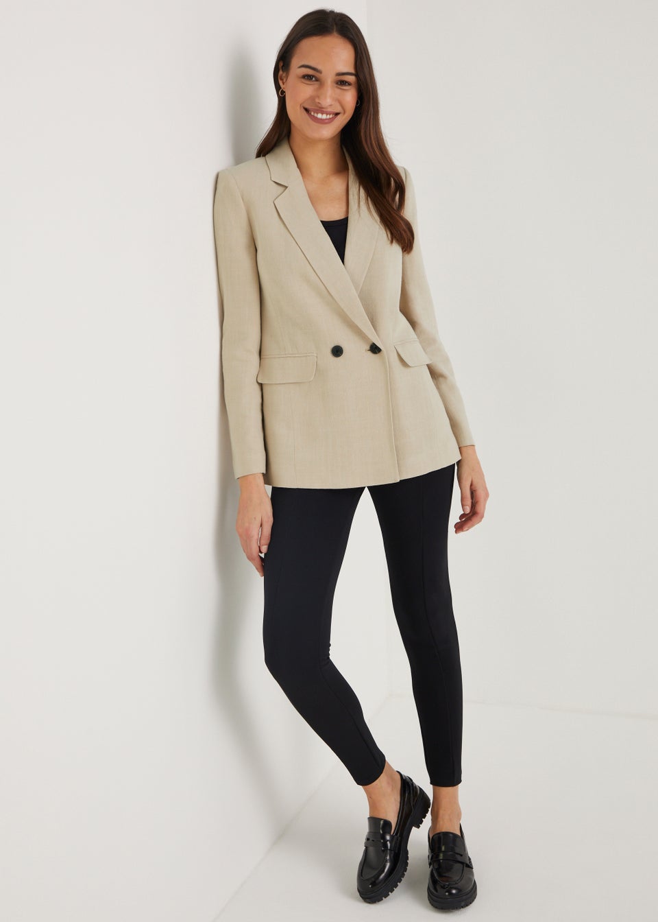 Stone coloured discount blazer womens
