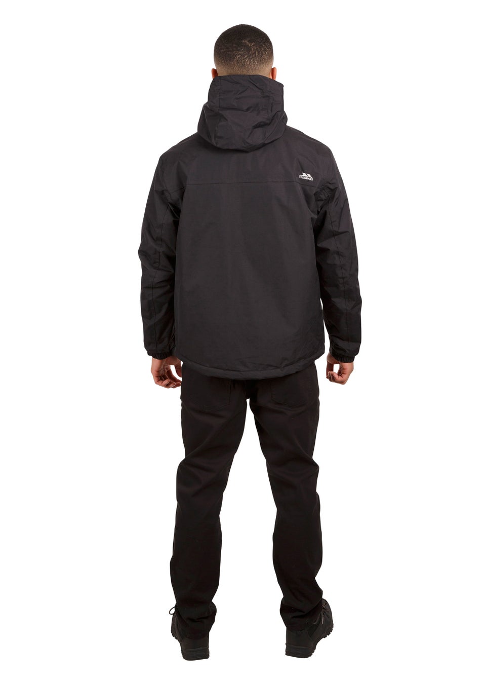 Trespass Black Donelly Waterproof Jacket
