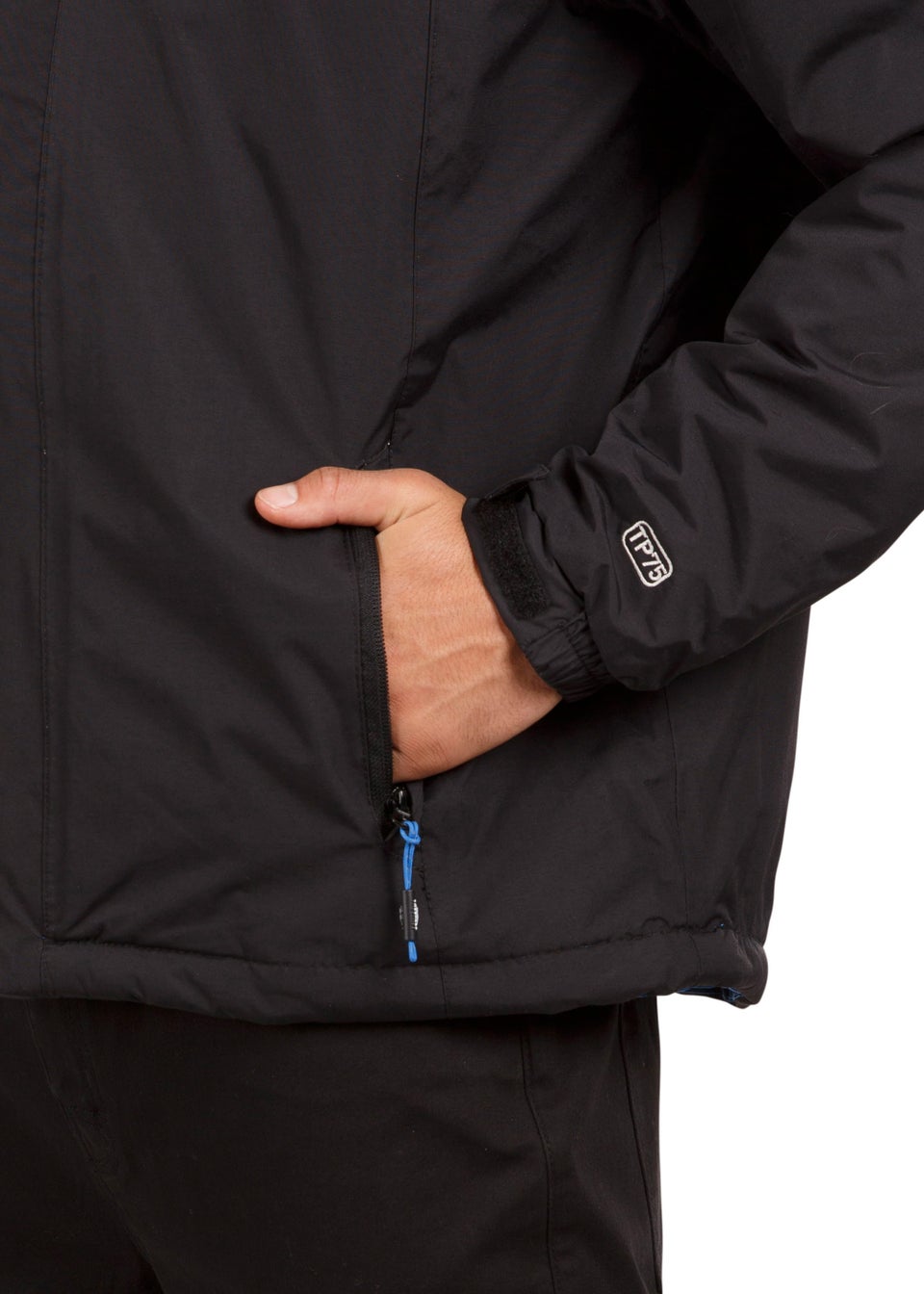 Trespass Black Donelly Waterproof Jacket