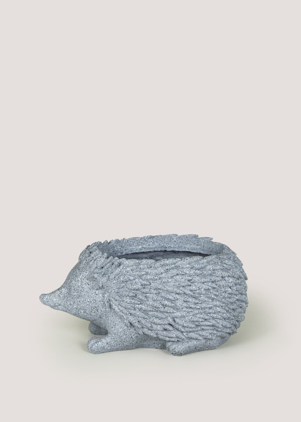 Grey Hedgehog Outdoor Planter (28cm x 17cm x 12cm)