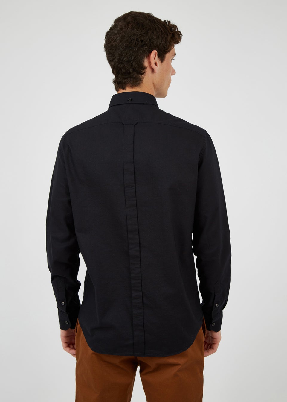 Ben Sherman Black Organic Cotton Regular Fit Oxford Shirt