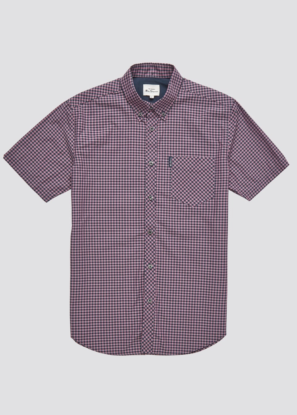 Ben Sherman Violet Gingham Regular Fit Shirt