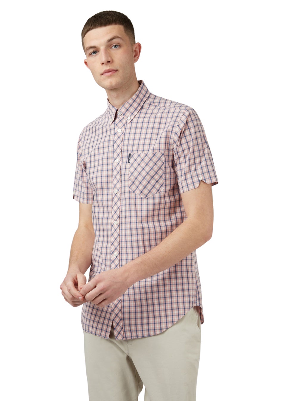 Ben Sherman Red Check 100% Cotton Shirt