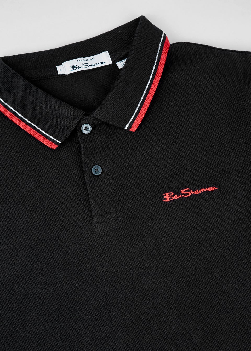 Ben Sherman Black Signature Polo Shirt