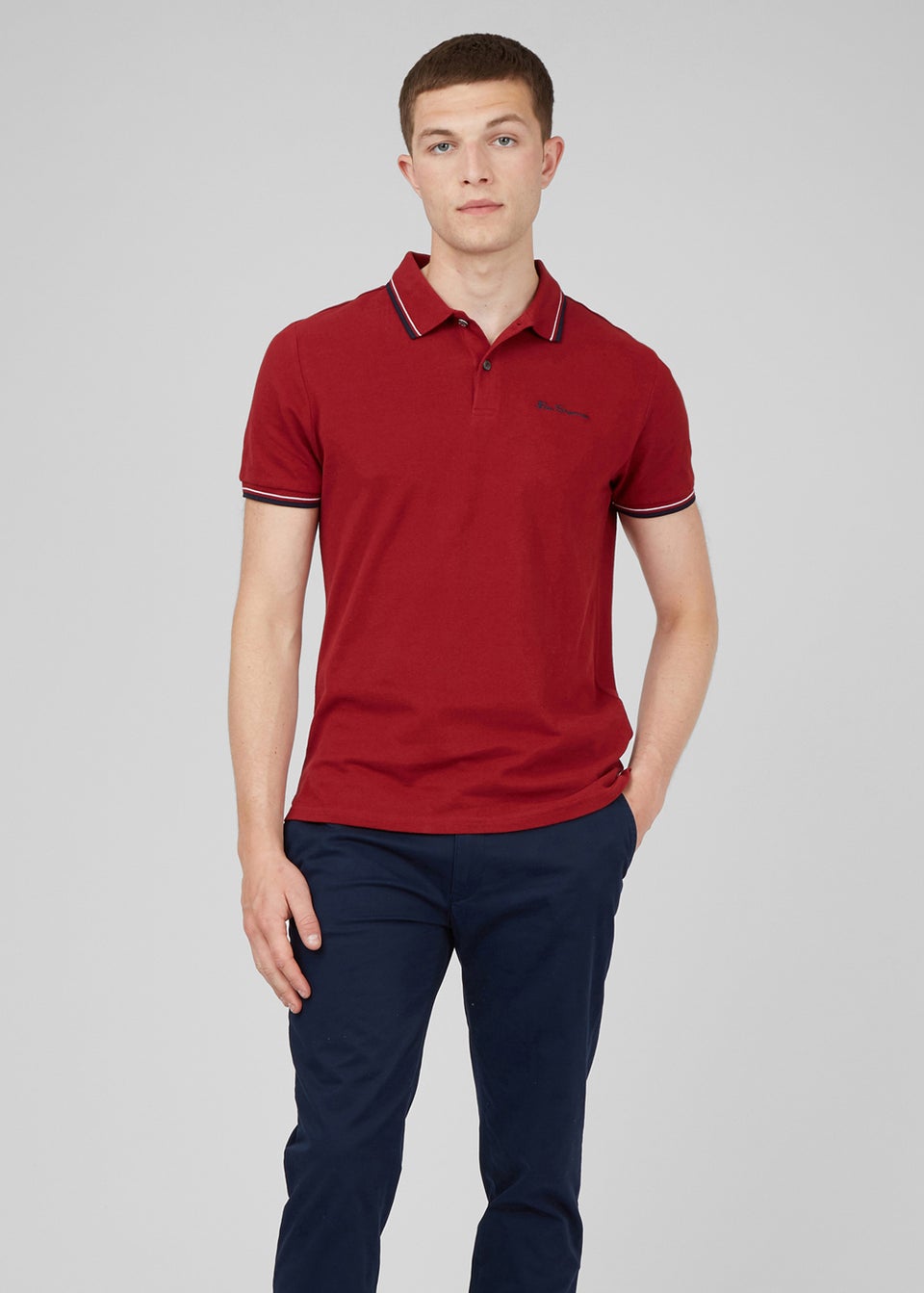 Ben Sherman Red Signature Polo Shirt