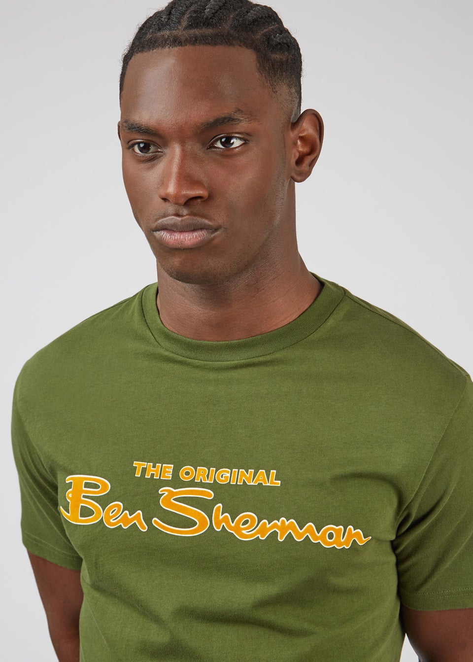 Ben Sherman Camouflage Signature Flock T-Shirt