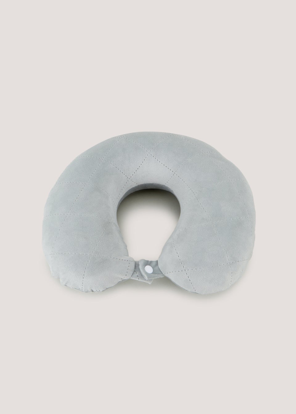Grey Travel Pillow 33cm x 28cm Matalan