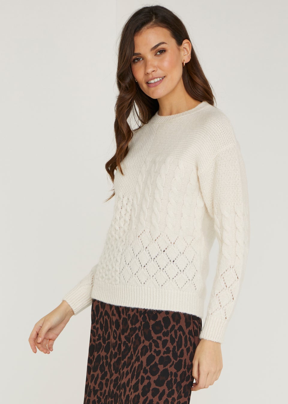Matalan cable knit jumper sales