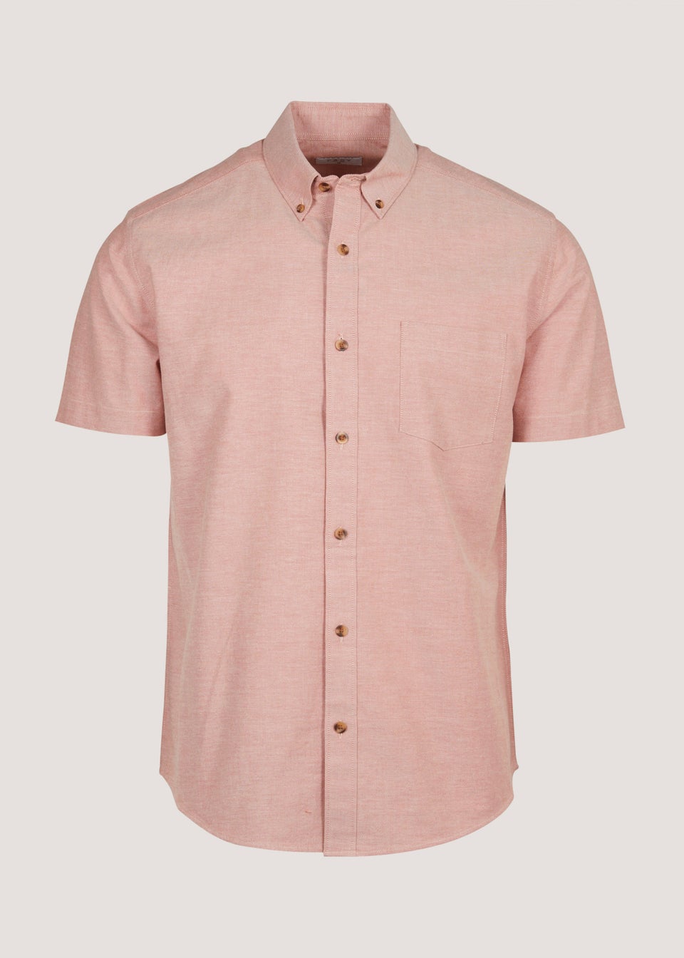 Rust Short Sleeve Oxford Shirt