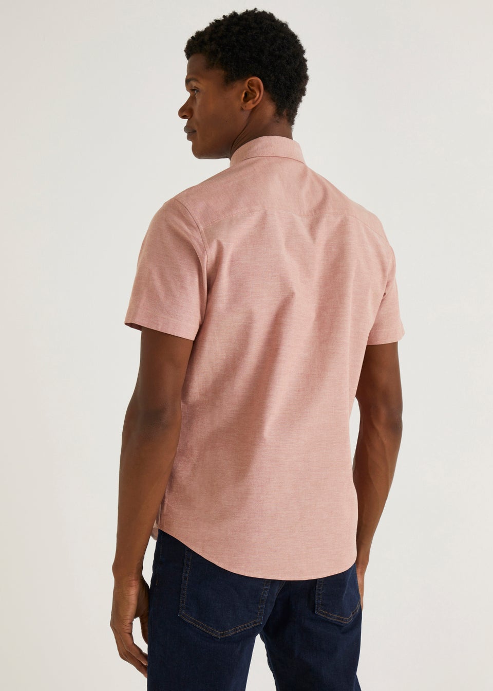 Rust Short Sleeve Oxford Shirt
