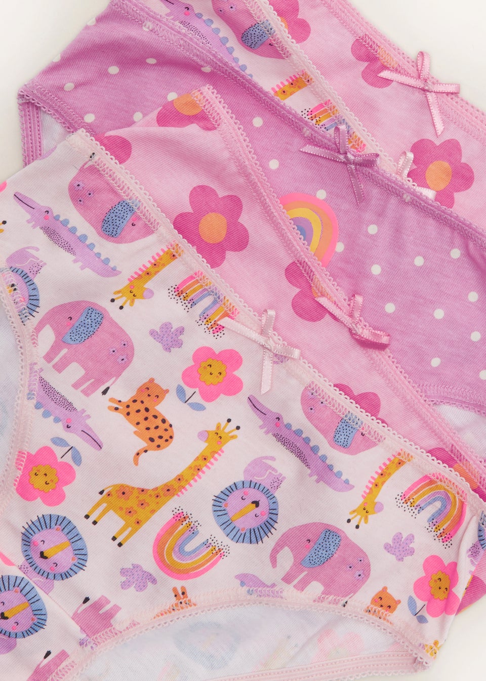 Girls 5 Pack Animal Knickers (213yrs) Matalan